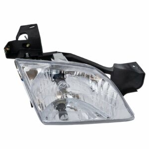 Headlight RH Right Passenger Side Compatible with 1999-2005 Pontiac Montana / 1997-2004 Oldsmobile Silhouette / 1997-1998 Pontiac Trans Sport / 1997-2005 Chevy Venture