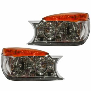 Headlights Headlamps Left & Right Pair Set for 02-03 Buick Rendezvous