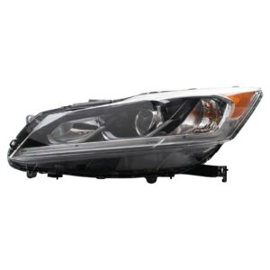 Left Headlight Compatible with 2017 Honda Accord