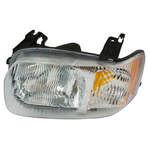 Headlight Headlamp LH Left Driver Side Compatible with 01-04 Ford Escape