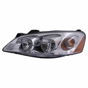 Headlight with Amber Turn Signal LH Left Driver Side Compatible with 2005-2010 Pontiac G6