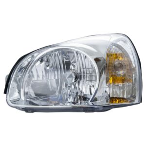 Headlight Headlamp Driver Side Left LH Compatible with 01-03 Hyundai Santa Fe