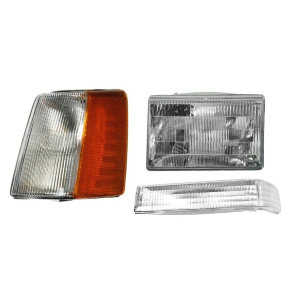 Headlights & Parking Corner Lights Driver Side Left LH for 97-98 Grand Cherokee