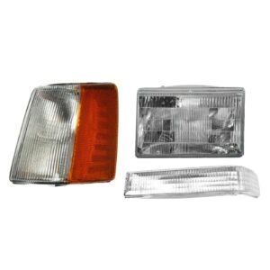 Headlights & Parking Corner Lights Driver Side Left LH for 97-98 Grand Cherokee