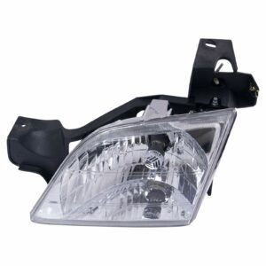 Headlight LH Left Driver Side Compatible with 1999-2005 Pontiac Montana / 1997-2004 Oldsmobile Silhouette / 1997-1998 Pontiac Trans Sport / 1997-2005 Chevy Venture