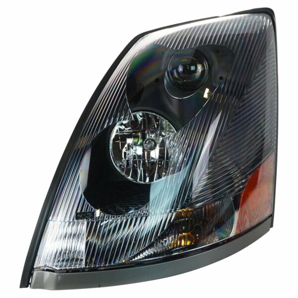Headlight Headlamp Black Bezel Aero Lens Driver Side Left LH for Volvo VNL