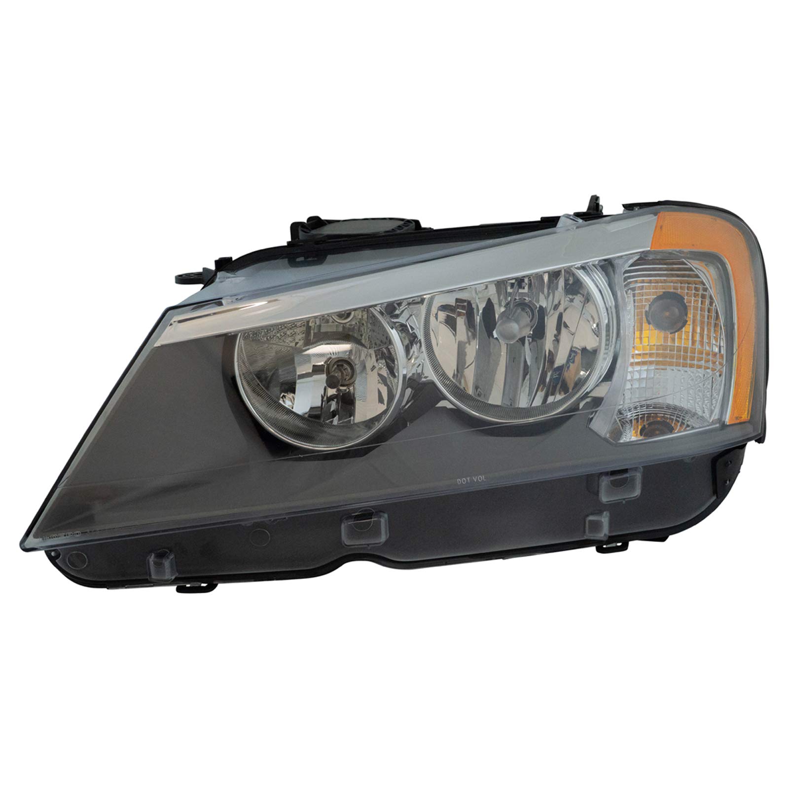 Halogen Headlight Headlamp Assembly Driver Side LH Compatible with BMW X3 SUV Truck