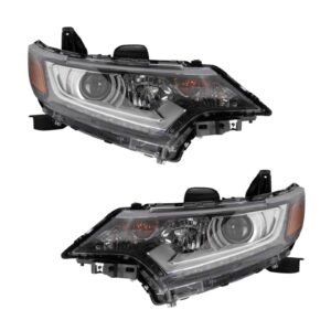 Headlight Set Fits 2016-2020 Mitsubishi Outlander