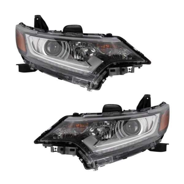 Headlight Set Fits 2016-2020 Mitsubishi Outlander