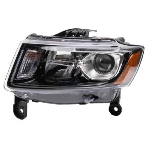 Left Headlight Fits 2014-2016 Jeep Grand Cherokee