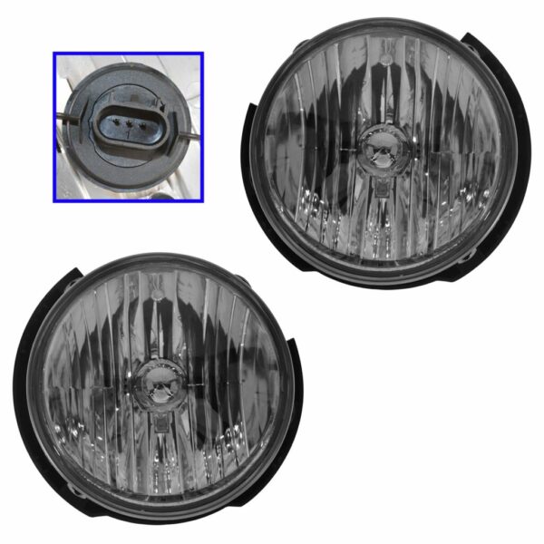 Headlight Headlamp Light Lamps LH & RH Pair Set for 07-13 Jeep Wrangler