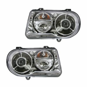 HID Xenon Headlight Headlamp LH Left & RH Right Pair Set for 05-09 Chrysler 300C