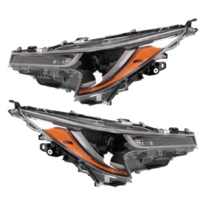 Headlight Set Compatible with 2020-2021 Toyota Corolla
