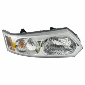 Headlight Headlamp Passenger Side Right RH Compatible with 03-07 Saturn Ion 4 Door Sedan